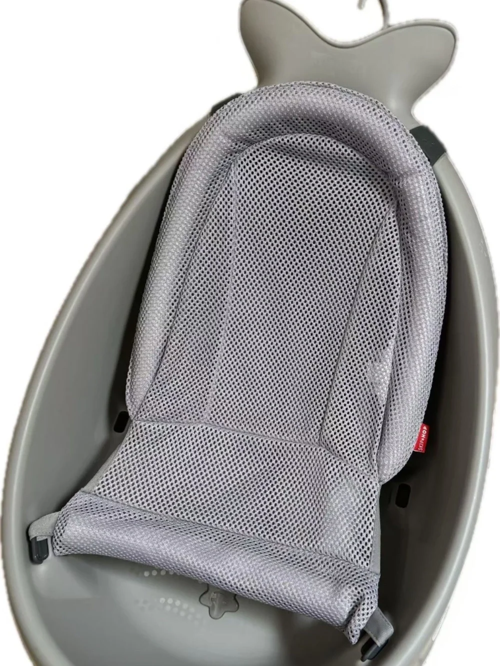 Skip Hop Moby Baby Bath Tub with Sling – Gray | Excellent Condition